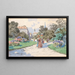 Passeggiata nel Stadtpark di Vienna - Fritz Lach — quadro incorniciato alla parete