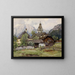 Vista su Tragss - Fritz Lach — quadro incorniciato alla parete