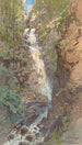 Cascade di Polinik vicino a Obervellach in Carinzia - Fritz Lach — vista dell’opera