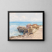 Costa marittima - Fritz Lach — quadro incorniciato alla parete