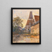 L'abbazia di Haidershofen vicino ad Amstetten - Fritz Lach — quadro incorniciato alla parete