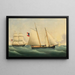 Capture della Savannah dall'USS Perry - Fritz Müller — quadro incorniciato alla parete