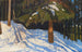 Foresta di abeti sotto la neve - Fritz Overbeck — vista dell’opera