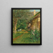 Scène di un giardino di fattoria - Fritz Pontini — quadro incorniciato alla parete