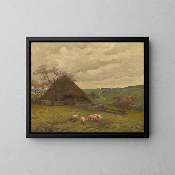 Nel Hotzenwald - Fritz Reiss — quadro incorniciato alla parete
