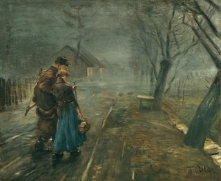 Marche difficile - Fritz von Uhde — vista dell’opera