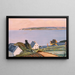 Vista lontana di Awajishima - Fujishima Takeji — quadro incorniciato alla parete
