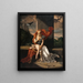Œdipe a Colone - Fulchran-Jean Harriet — quadro incorniciato alla parete