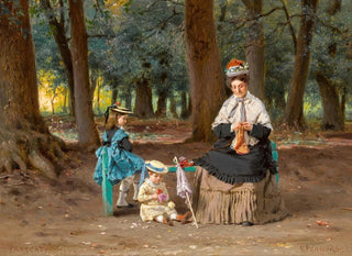Pomeriggio nel parco - Fyodor Bronnikov — vista dell’opera