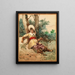 Moschettiere a riposo - G. Camfri — quadro incorniciato alla parete
