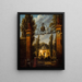 Le Bains Saint-Jacques rue des Feuillantines - G. Letti — quadro incorniciato alla parete