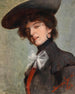 Dame au chapeau - G. Somogyi | Reproduction — vista dell’opera