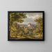 Vista di Losanna - Gabriel Lory il Giovane — quadro incorniciato alla parete