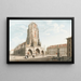 Vista della Cattedrale di Berna - Gabriel Lory il Vecchio — quadro incorniciato alla parete