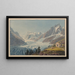 Vista del Montanvert - Gabriel Lory l'Ancien — quadro incorniciato alla parete