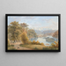 Vista ripresa nel giardino di Elfenau, campagna di Sua Altezza Imperiale Madame la Grande-Duchesse Anne di Russia - Gabriel Lory l'Ancien — quadro incorniciato alla parete