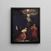 Crocifissione - Gabriel Metsu — quadro incorniciato alla parete