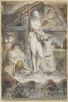 Allégorie sulla morte di Voltaire - Gabriel de Saint-Aubin — vista dell’opera