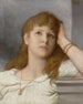 Donna riflessiva - Gabriel von Max — vista dell’opera