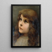 Studio di testa - Gabriel von Max — quadro incorniciato alla parete