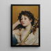 Tête de femme songeuse - Gabriel von Max — quadro incorniciato alla parete