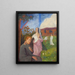 decorativo La Visione di San Francesco con le Tre Vergini Bianche - Gad Frederik Clement — quadro incorniciato alla parete