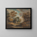 Paesaggio con un uomo che porta fascine - Gainsborough Dupont — quadro incorniciato alla parete