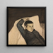Ragazzo sdraiato - Magnus Enckell — quadro incorniciato alla parete