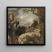 Ragazzo pastore con pecore e capre - Jan Baptist Weenix — presentazione a parete dell’opera