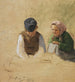 Ragazzo di fattoria e ragazza di fattoria che cuciono Studio - Joakim Skovgaard — vista dell’opera