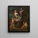 Figura allegorica con fiori - Gaspar Peeter Verbruggen il Giovane — quadro incorniciato alla parete