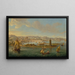 Le port de Messine - Gaspar Van Wittel — quadro incorniciato alla parete