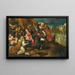 L'Adorazione dei Magi - Gaspar van den Hoecke — quadro incorniciato alla parete