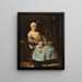 Ritratto della nonna dell'artista - Gaston Claris — quadro incorniciato alla parete