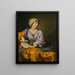 Ritratto di Emma Hamilton in Sibilla - Gavin Hamilton — quadro incorniciato alla parete