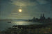 Lever de lune sur le lac - Gavril Pavlovich Kondratenko — vista dell’opera