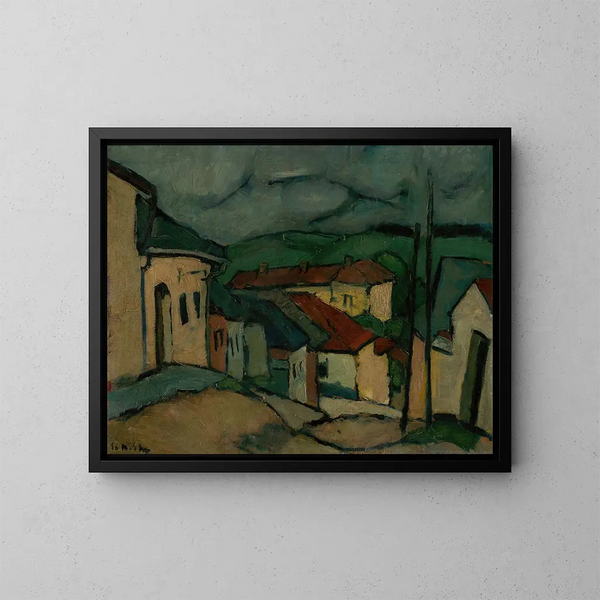 Raccolta a Levoe - Gejza Schiller — quadro incorniciato alla parete