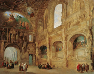 Genaro Prez Villaamil - The Benavente Chapel at Medina de Rioseco.webp