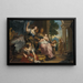 La Nascita della Vergine - Scuola genovese — quadro incorniciato alla parete