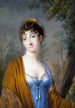 Dame in blu con scialle giallo - Genot — vista dell’opera