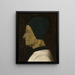 Ritratto di Lorenzo Giustiniani - Gentile Bellini — quadro incorniciato alla parete