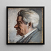 Georg Brandes - Michael Ancher — quadro incorniciato alla parete