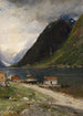 Paesaggio di fiordo - Georg Anton Rasmussen — vista dell’opera