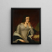 Ritratto della moglie di Friedrich Helmle - Georg Balder — quadro incorniciato alla parete