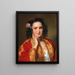 Ritratto di una giovane donna in costume greco - Georg Decker — quadro incorniciato alla parete