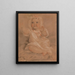 Ritratto di un bambino con le braccia tese - Georg Decker — quadro incorniciato alla parete