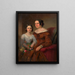 Moglie e figlia del poliziotto Josef Moser - Georg Decker — quadro incorniciato alla parete