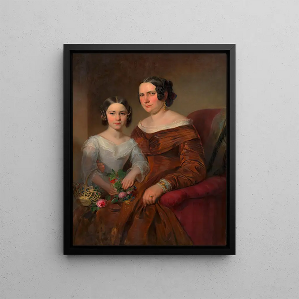 Georg Decker - Frau und Tochter des Polizeioffiziers Josef Moser.webp