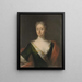 Sofia Gyllenstierna d'Ulaborg 1682–1722 - Georg Desmares — quadro incorniciato alla parete