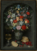 Nature morte di fiori in una nicchia - Georg Flegel — vista dell’opera